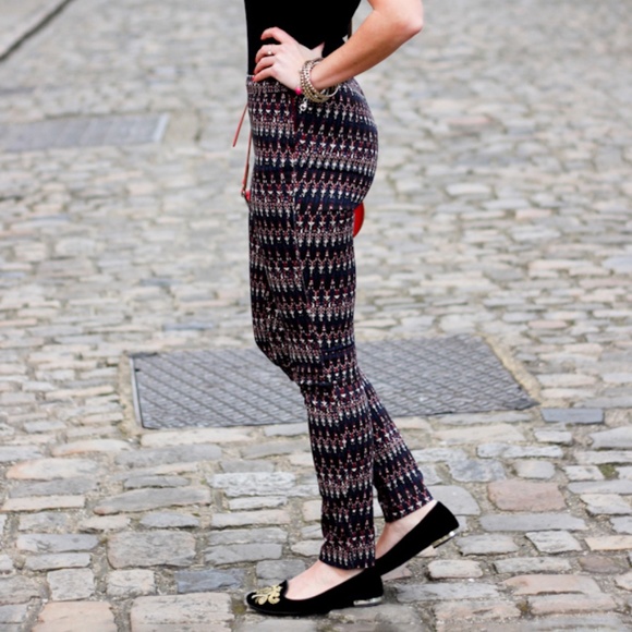 H&M boho patterned pixie pants - Picture 2 of 8